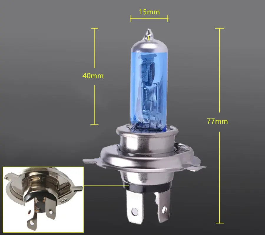 12V Halogen Bulbs Car Headlight Lamp White Auto HeadLamp - FairTools 12V Halogen Bulbs Car Headlight Lamp White Auto HeadLamp