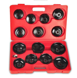 15 Piece Oil Filter Removal Cup Set