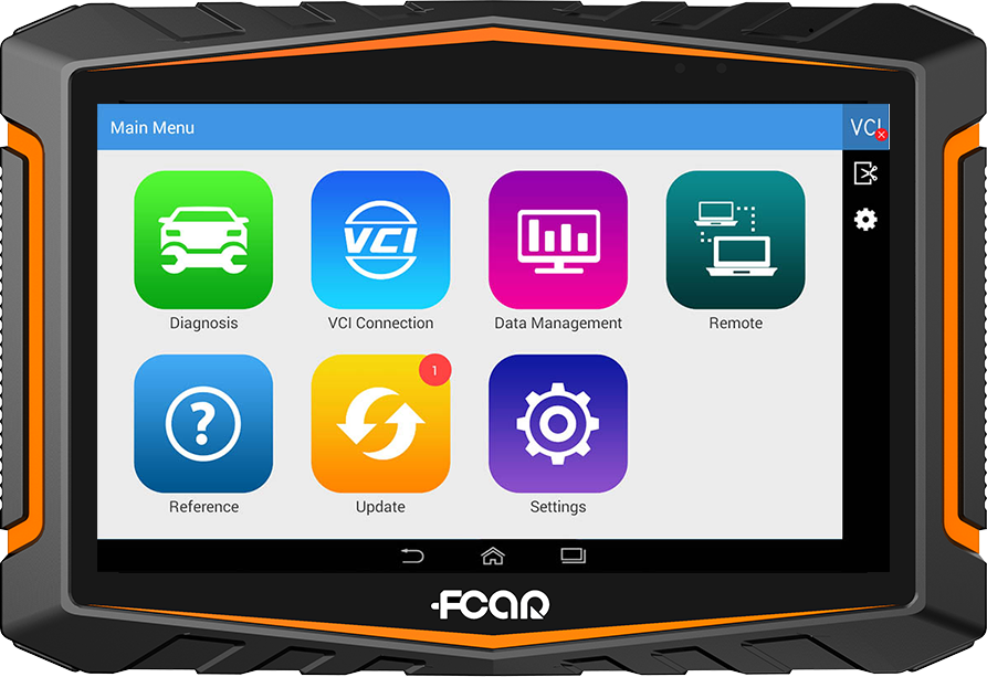 FCAR C8-Z Diagnostic Scanner – Passenger Car + Truck DPF Regen, Wireless Android OBD2 FCAR