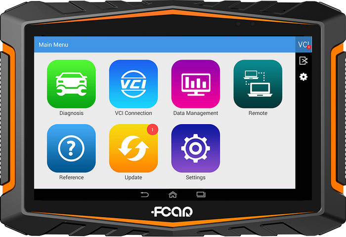 FCAR C8-Z Diagnostic Scanner – Passenger Car + Truck DPF Regen, Wireless Android OBD2 FCAR