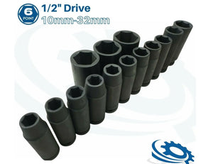 Blue Point 1/2 Metric Impact deep Sockets 10MM-32MM