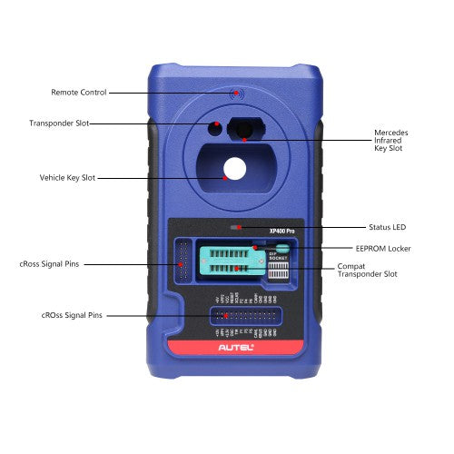 Autel XP400 PRO Key and Chip Programmer can be used with Autel IM508 IM608 IM608PRO IM100 IM600 Autel