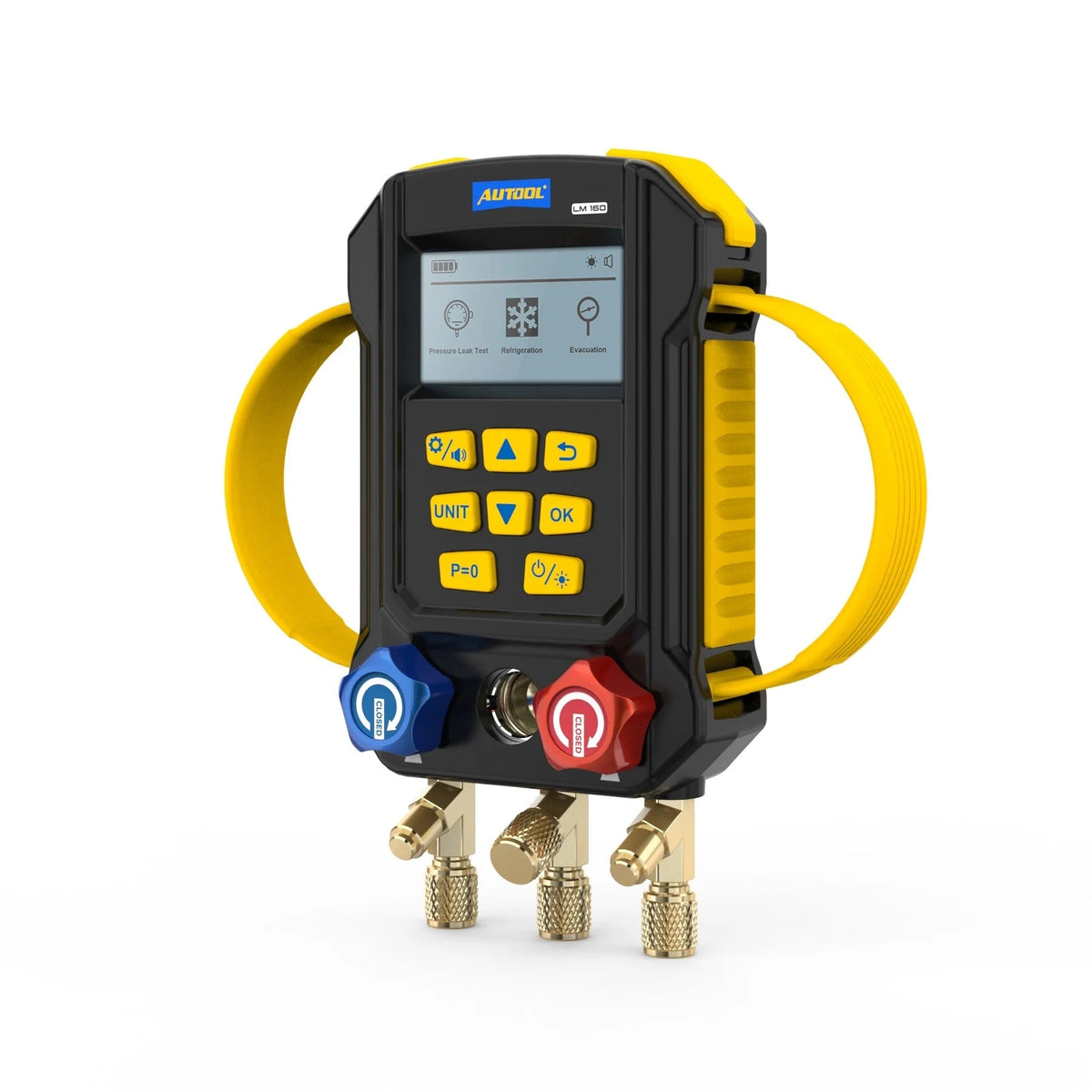 AUTOOL LM160 Air Conditioning Refrigerant Leak Detector Digital Manifold Gauges Autool