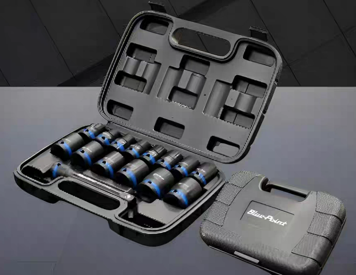 Blue Point 1/2 Drive Impact Socket Set, 15pcs BLP12ISS15 BluePoint