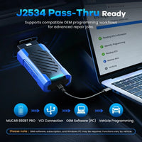 THINKCAR MUCAR 892BT PRO Bi-directional AI-Assisted Diagnostic Scanner with Topology Mapping Supports CAN FD, DoIP, ECU Coding 40+ Special Functions Thinkcar