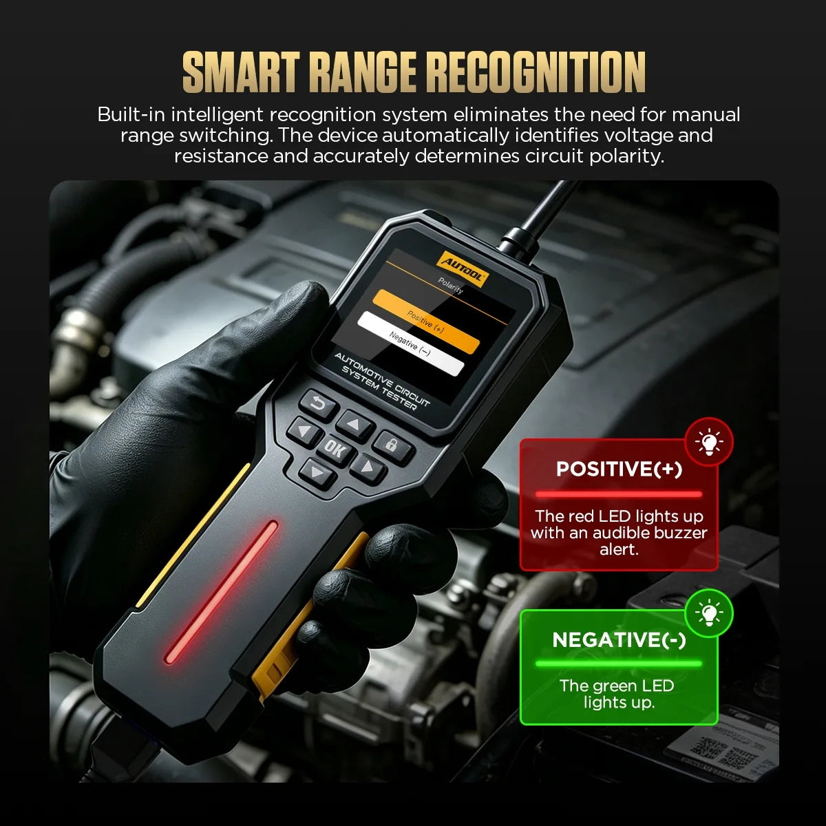 AUTOOL DM109 Automotive Circuit System Tester – Multimeter Oscilloscope 9-72V EV Hybrid Autool