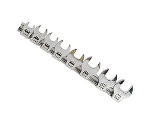 Crow's Foot Open End Spanner Set 8PC 3/8" SQ Drive Metric