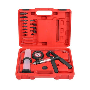 21pc Hand Held Vacuum Pump And Brake Bleeding Kit