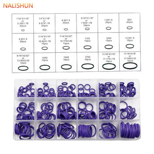 270 PCS O-Ring Seal Rubber Washer Assortment Set Repair Tools for Car Auto Vehicle Air Conditioning