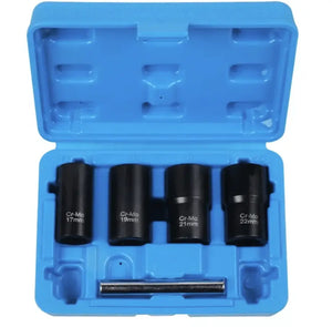 5PC 1/2" Twist Socket Broken Studs Nuts Wheel Lock Nut Remover 17MM -22MM