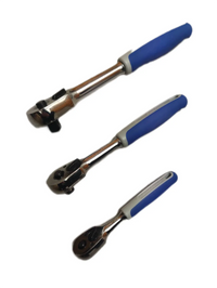 Blue Point 1/4inch  3/8inch  1/2inch  Quick Release Ratchet, Soft Grip Handle BluePoint
