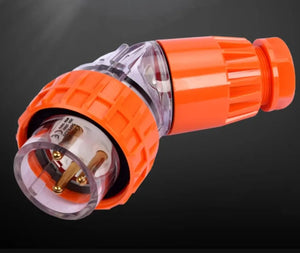 3-core/5-core curved  industrial outdoor IP66 waterproof plug