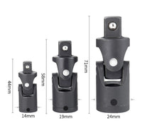 3 pcs universal joint electric wrench adjustable socket head joint FairTools