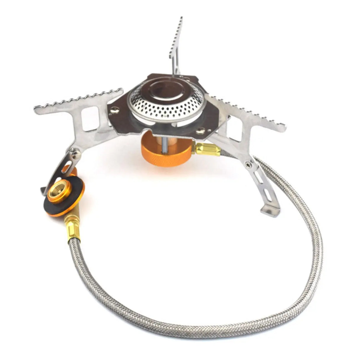 3500W Outdoor Gas Burner Windproof Camp Stove Butane Burner Piezo Ignition Folding Ultralight Split Stove FairTools