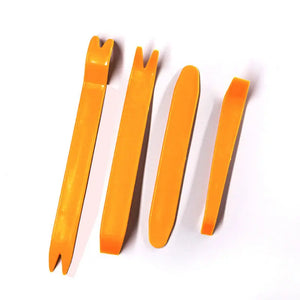 4PCS/ Set Auto Car Trim Audio Removal Door Clip Panel Dismantle Kit Installer Pry Tool Set