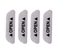4pcs Decal Warning Tape Car Door Reflective Stickers FairTools