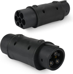 Type 2 to Type 1  Charging Adapter For EV Chargers 32A 7.2kW