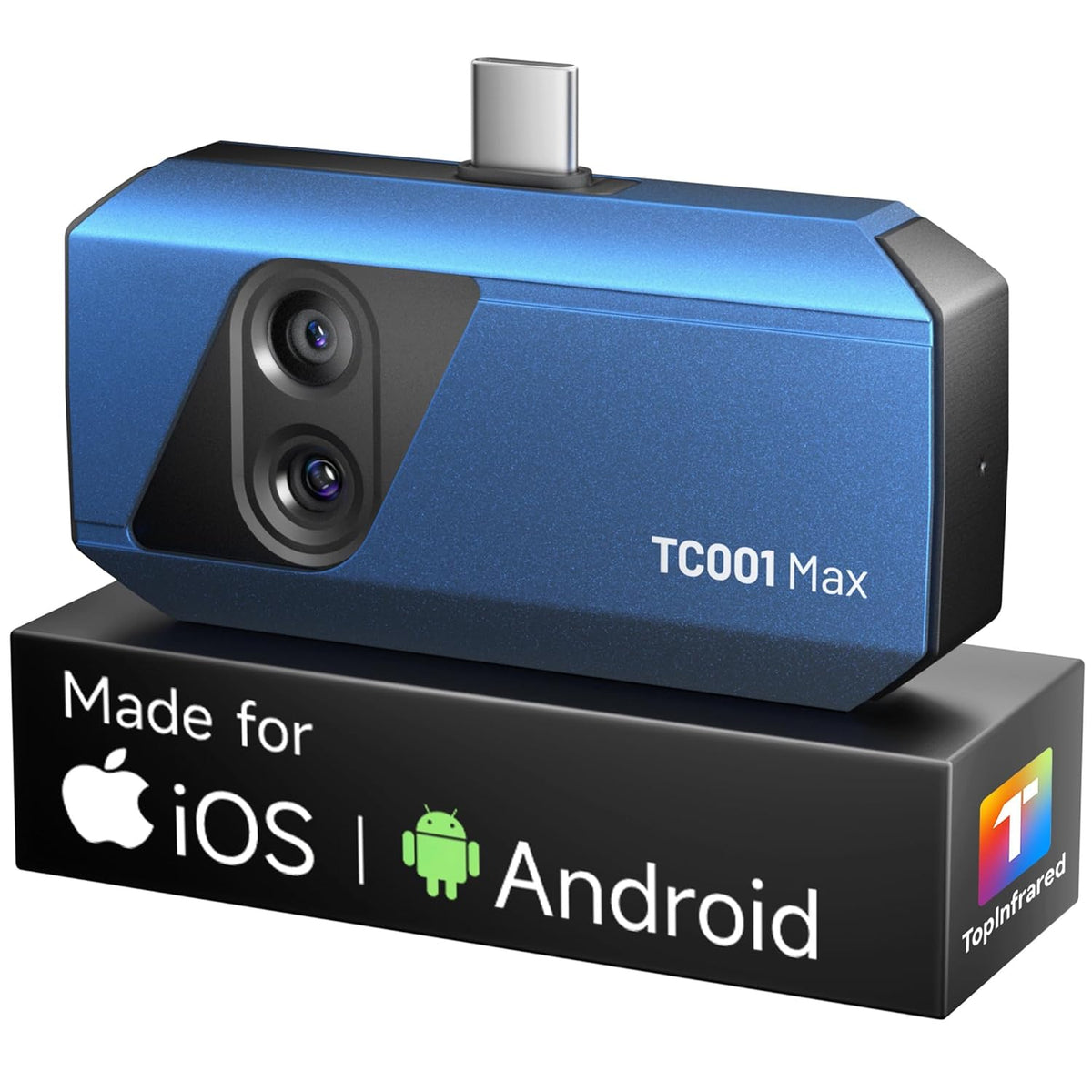 TOPDON TC001 MAX Dual-Lens Thermal Imaging Camera for USB-C iPhone iPad Android Topdon