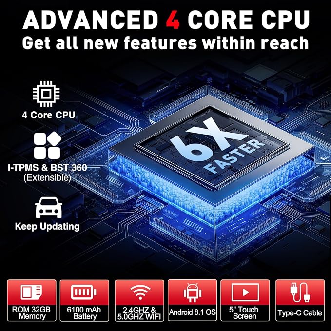 LAUNCH CRP129I V3.0 4-System OBD2 Diagnostic Scanner LAUNCH
