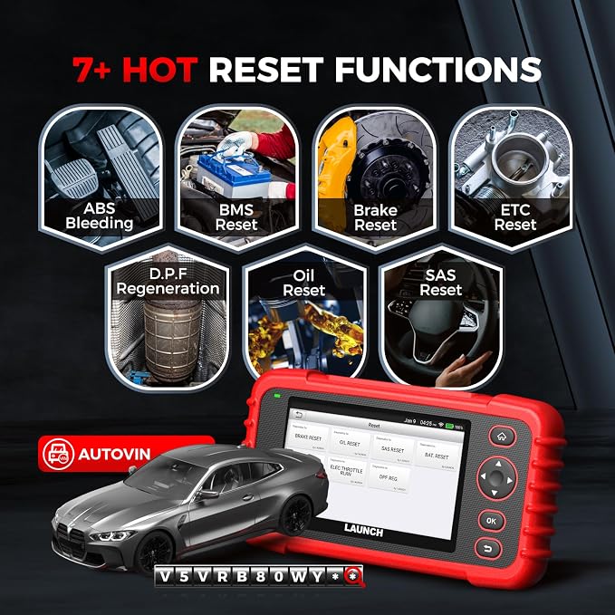 Launch CRP123X Code Reader Scan Tool Diagnostic Car Scanner LAUNCH