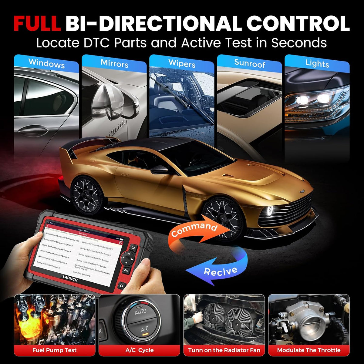LAUNCH CRP919E OBD2 Diagnostic Scanner FairTools
