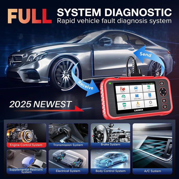 LAUNCH CRP123E Plus All-System OBD2 Diagnostic Scanner LAUNCH