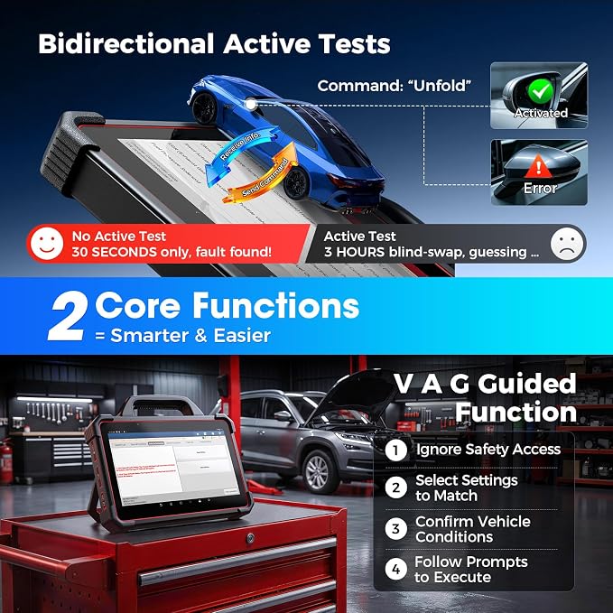 Launch X431 PAD VII Elite Professional Diagnostic Scan Tool Support Online Coding and Programming LAUNCH