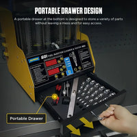 AUTOOL CT400 Fuel Injector Cleaning Tester with GDI Injector Test and Ultrasonic Cleaning & 6 Cylinders Autool