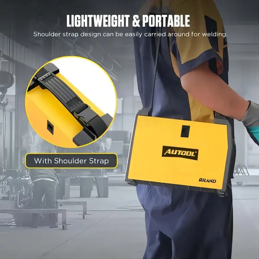 AUTOOL M518 No Gas MIG Welder, Gasless IGBT Inverter Automatic Feed Flux Core Wire Welding Machine 110V Autool