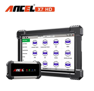 Ancel X7 HD Heavy Duty Truck Diagnostic Scanner Tool Full System 12V 24V
