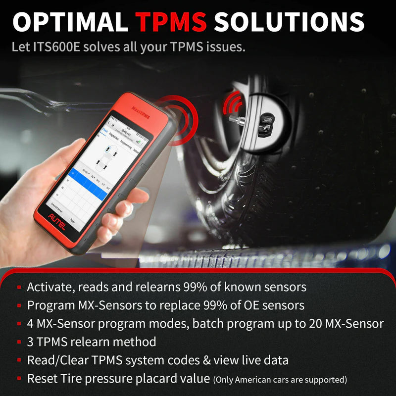 Autel MaxiTPMS ITS600 ITS600E TPMS Relearn Tool FairTools