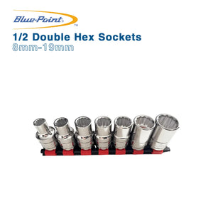 Blue Point 1/2 Double Hex Sockets 8mm-19mm