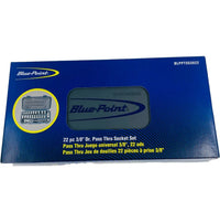 Blue Point 22 PC 3/8 Drive Pass Thru Socket Set Blpptss3822 - FairTools Blue Point 22 PC 3/8 Drive Pass Thru Socket Set Blpptss3822