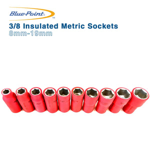 Blue Point 3/8 Insulated Metric Sockets 8mm-19mm 10 Sockects