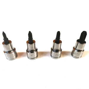 Blue Point 3/8 Screwdriver Sockets PHILLIPS 1#& 2# & 3#& 4#