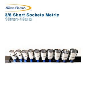 Blue Point 3/8 Short Sockets Metric 10mm -19mm