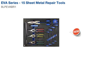 Blue Point EVA Series—15 pieces of sheet metal repair tools BLPEVABR1