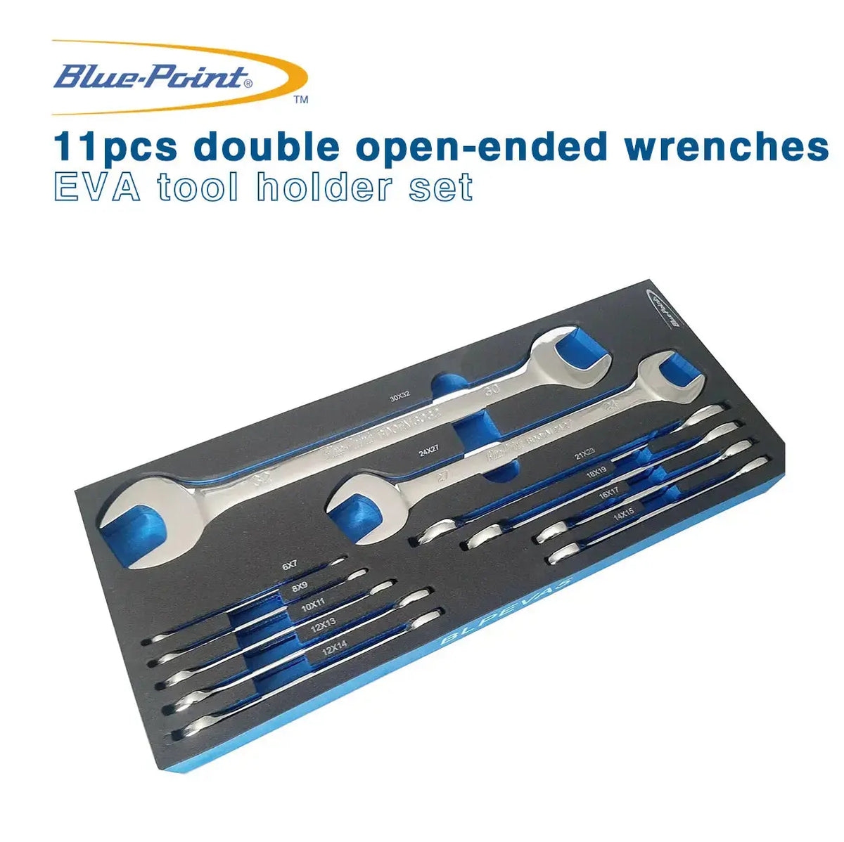 Blue Point EVA tool holder set - 11pcs double open-ended wrenches BLPEVA5 - FairTools