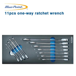 Blue Point EVA tool holder set - 11pcs one-way ratchet wrench BLPEVA7P