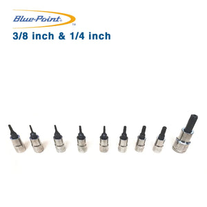 Blue Point Torx Tamper Sockets 3/8 inch & 1/4 inch