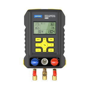 AUTOOL LM150 Digital 3 Way Full Kit Auto A/C Pressure Gauges Refrigerant Manifold Gauge Manometer
