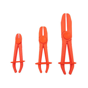 Car Hose Brake Line Crimping Pliers Clamp Tool Plastic Tubing Cut Off Sealing
