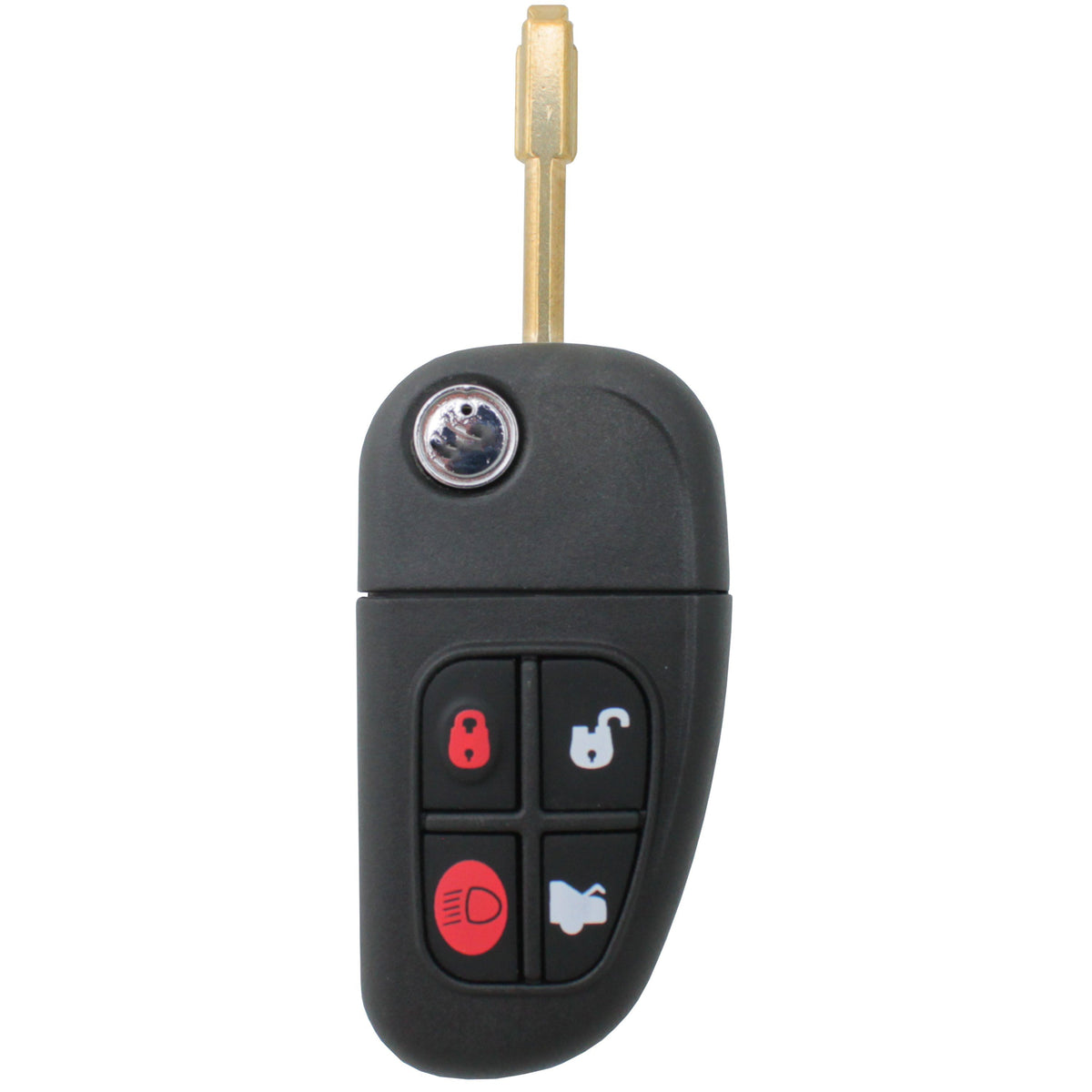 Jaguar XJ, X-Type & S-Type 4 Button Remote Flip Key