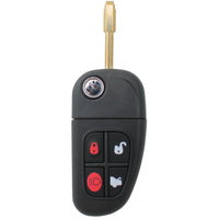 Jaguar XJ, X-Type & S-Type 4 Button Remote Flip Key
