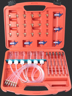 Diesel Injector Flow Diagnostic Cylinder Common Rail Adaptor Test Tool Kit
