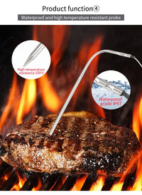 Double Probe BBQ Thermometer Food Meat Temperature Measurement Tool ThermoPro