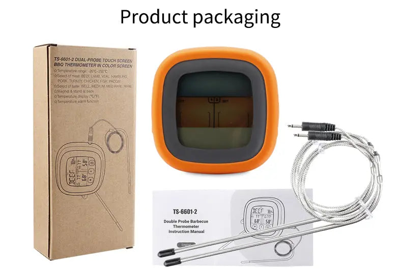 Double Probe BBQ Thermometer Food Meat Temperature Measurement Tool ThermoPro