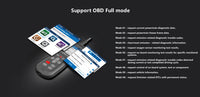Eucleia TabScan A411 Car Diagnostic Scanner Code Reader Engine Bluetooth OBD2 Scanner Eucleia