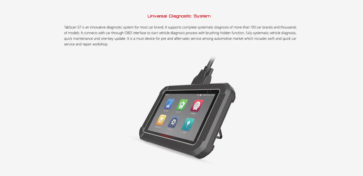 Eucleia TabScan S7C Intelligent Dual-mode Diagnostic System Free Update Online Eucleia