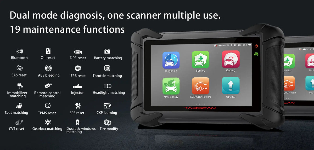 Eucleia TabScan S8 Pro Automotive Intelligent Dual-mode Diagnostic System Eucleia